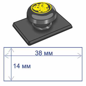 Штамп 38*14 на простой оснастке
